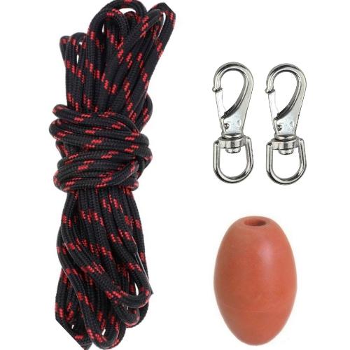 Boya + Soga 10mt + Mosqueton inoxidable