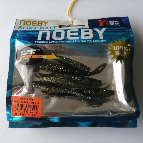 6pc de vinilo 7.5cm, 1.6gr - Noeby 11