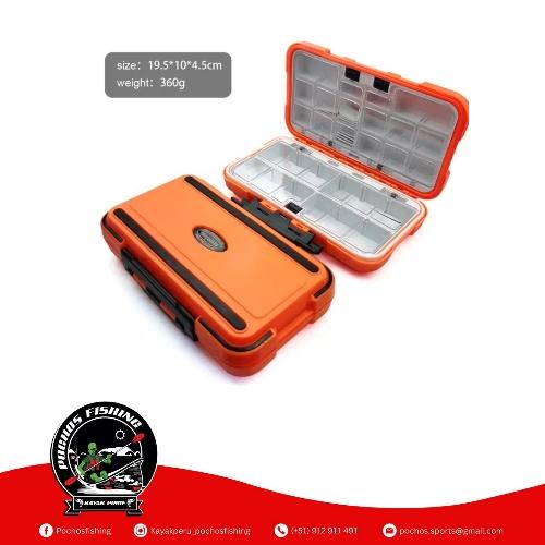 Caja waterproof B 20*11.5*5cm (naranja una unidad)