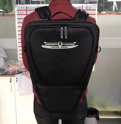 Bolsa para peces en kayak portatil - Negro