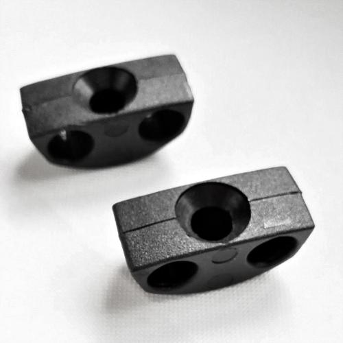 Guía de Linia para cuerda de tensión kayak 2unid +2 tornillos