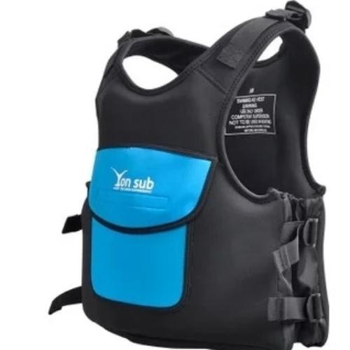 Chaleco Neopreno M/L celeste