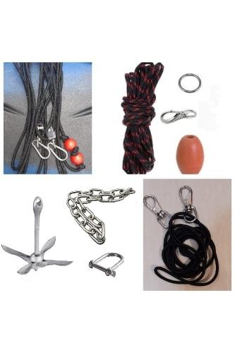 Kit completo de sistema de fondeo + Anclaje 2.5kg