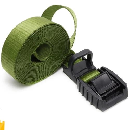 Par de Straps verde con protector de goma
