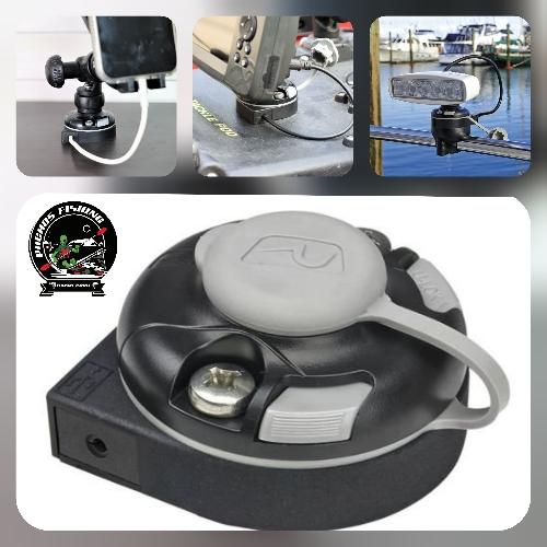 Base redonda con entrada para cable /E Series Cable Entry Port