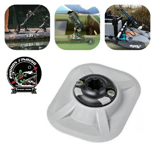 Base redonda para bote o zodiac / Ribport gris